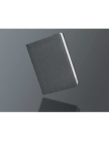 Agenda encuadernada liderpapel lipsi a5 2025 dia pagina color gris papel 70 gr