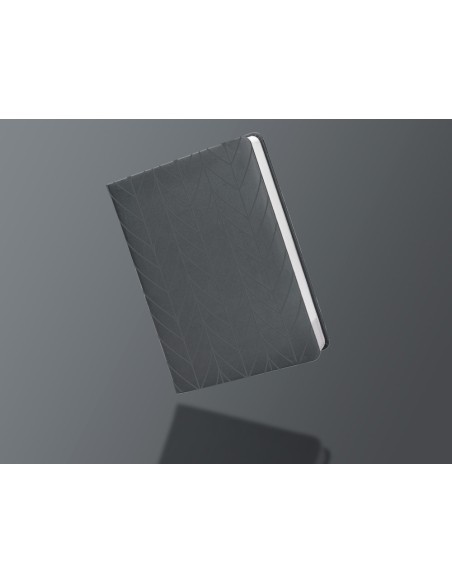 Agenda encuadernada liderpapel lipsi a5 2025 dia pagina color gris papel 70 gr