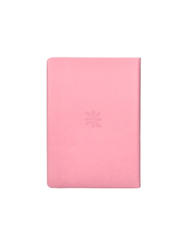 Agenda encuadernada liderpapel icaria a5 2025 dia pagina color rosa papel 70 gr