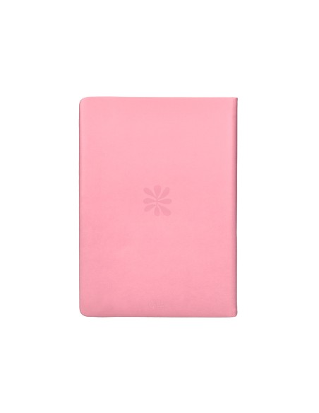 Agenda encuadernada liderpapel icaria a5 2025 dia pagina color rosa papel 70 gr