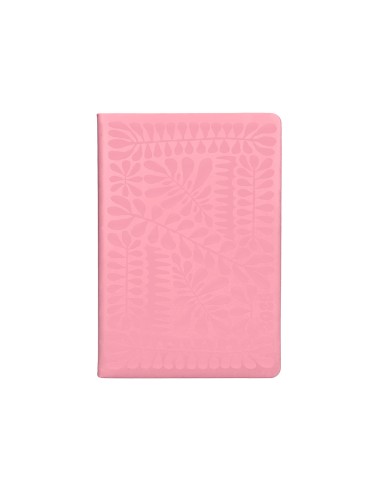 Agenda encuadernada liderpapel icaria a5 2025 dia pagina color rosa papel 70 gr