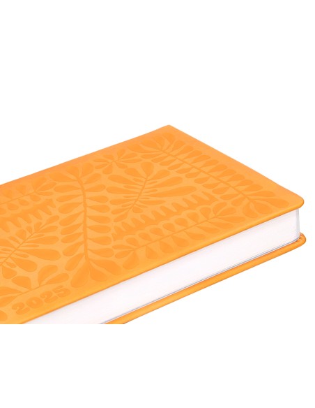 Agenda encuadernada liderpapel icaria a5 2025 dia pagina color amarillo papel 70 gr