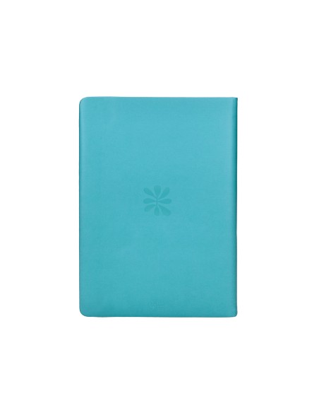 Agenda encuadernada liderpapel icaria a5 2025 dia pagina color turquesa papel 70 gr