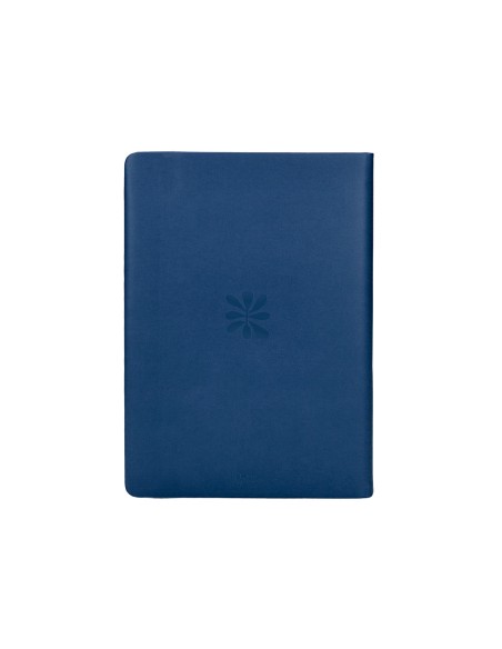Agenda encuadernada liderpapel icaria a5 2025 dia pagina color azul papel 70 gr