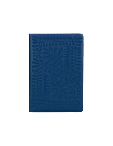 Agenda encuadernada liderpapel icaria a5 2025 dia pagina color azul papel 70 gr