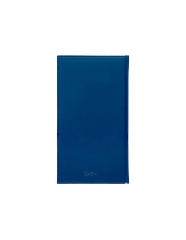 Agenda encuadernada liderpapel creta 80 x 150 2025 semana vista azul papel 70 gr