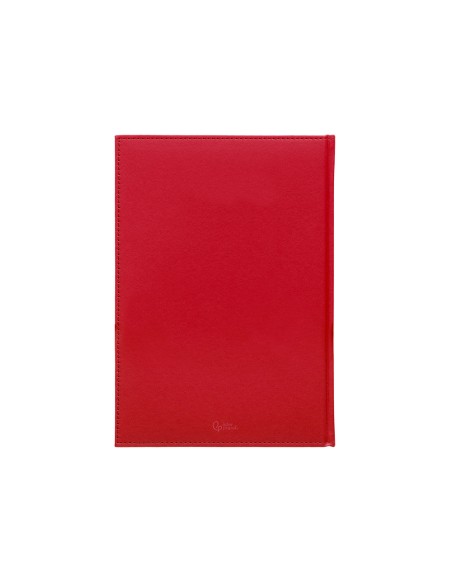 Agenda encuadernada liderpapel creta 170 x 240 2025 semana vista color rosa buganvilla papel 70 gr