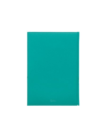 Agenda encuadernada liderpapel creta 170 x 240 2025 semana vista color turquesa papel 70 gr