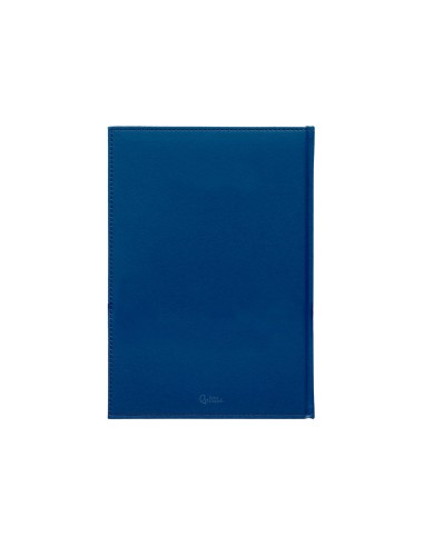 Agenda encuadernada liderpapel creta 170 x 240 2025 dia pagina azul papel 70 gr