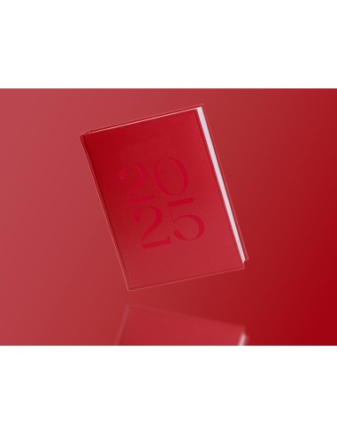 Agenda encuadernada liderpapel creta a5 2025 semana vista color rosa buganvilla papel 70 gr