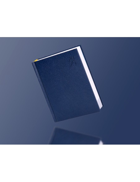 Agenda encuadernada liderpapel corfu a4 2025 dia pagina azul papel 60 gr