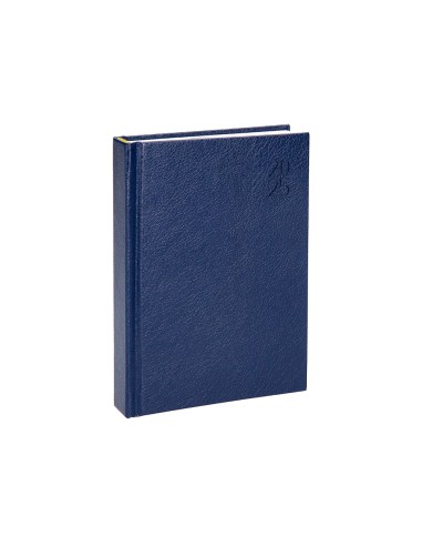 Agenda encuadernada liderpapel corfu a4 2025 dia pagina azul papel 60 gr