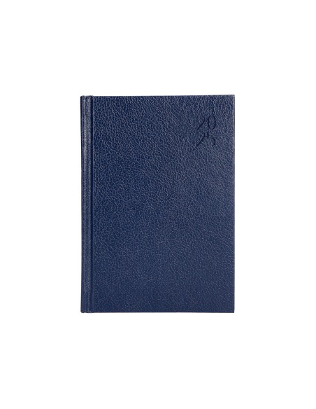 Agenda encuadernada liderpapel corfu a4 2025 dia pagina azul papel 60 gr