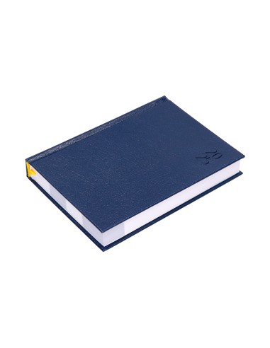 Agenda encuadernada liderpapel corfu a4 2025 dia pagina azul papel 60 gr