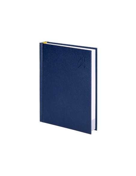 Agenda encuadernada liderpapel corfu a6 2025 dia pagina azul papel 60 gr