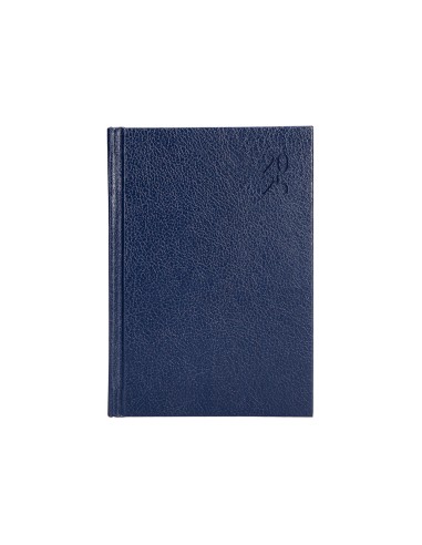 Agenda encuadernada liderpapel corfu a6 2025 dia pagina azul papel 60 gr