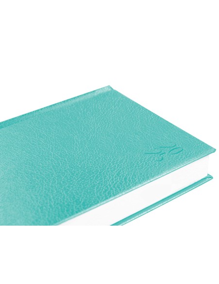 Agenda encuadernada liderpapel corfu a5 2025 semana vista color verde menta papel 60 gr