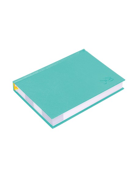 Agenda encuadernada liderpapel corfu a5 2025 semana vista color verde menta papel 60 gr