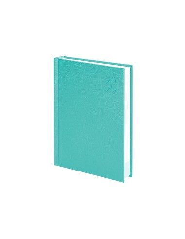 Agenda encuadernada liderpapel corfu a5 2025 semana vista color verde menta papel 60 gr