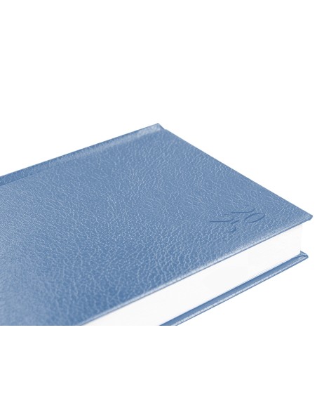 Agenda encuadernada liderpapel corfu a5 2025 dia pagina color azul claro papel 60 gr