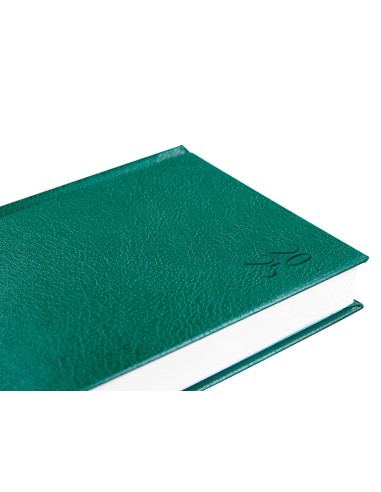 Agenda encuadernada liderpapel corfu a5 2025 dia pagina color verde papel 60 gr