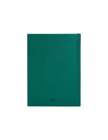 Agenda encuadernada liderpapel corfu a5 2025 dia pagina color verde papel 60 gr