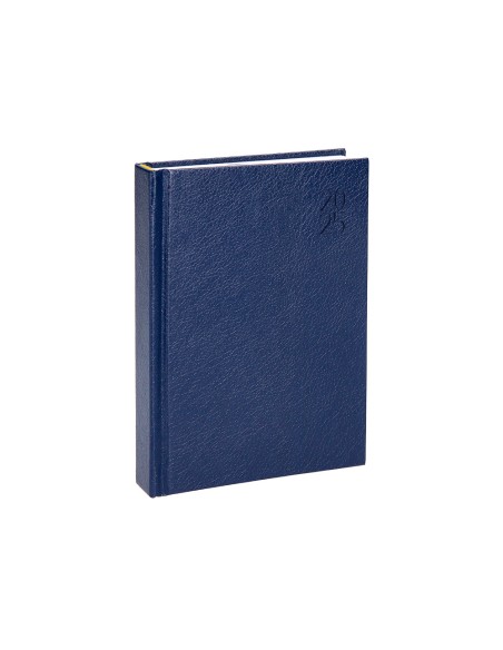Agenda encuadernada liderpapel corfu a5 2025 dia pagina azul papel 60 gr