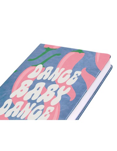 Agenda encuadernada liderpapel kinaros a6 2025 dia pagina color azul papel 70 gr