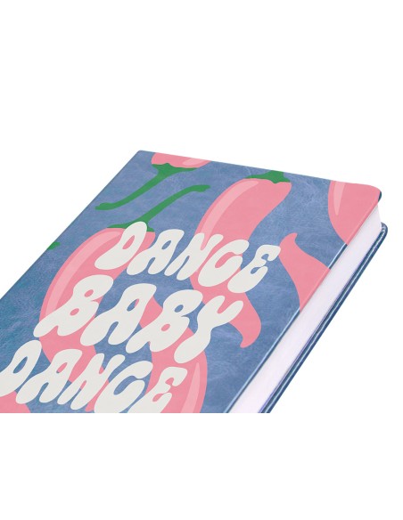 Agenda encuadernada liderpapel kinaros a6 2025 dia pagina color azul papel 70 gr