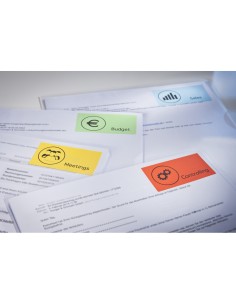 Etiqueta adhesiva tico rojo fl uorescentes permanente fsc laser inkjet fotocopia 475x255 mmcaja de 3080 unidades