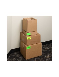 Etiqueta adhesiva tico naranja fluorescentes permanente fsclaser inkjet fotocopia 991x677 mm caja de 560 unidades