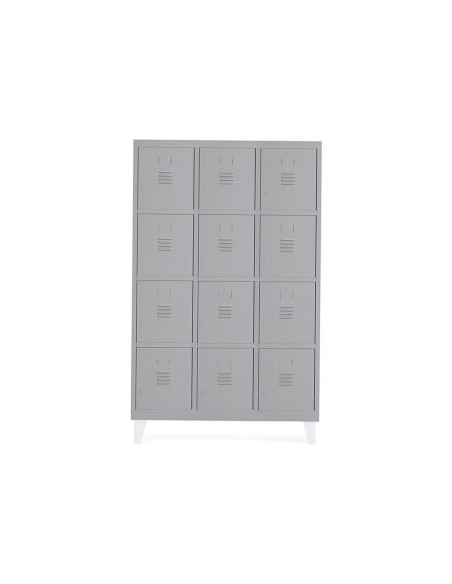 Taquilla metalica rocada 400 3 modulos x 4 puertas gris 1210x500x1800 mm Taquilla metalica rocada 400 3 modulos x 4 puertas gris 1210x500x1800 mm