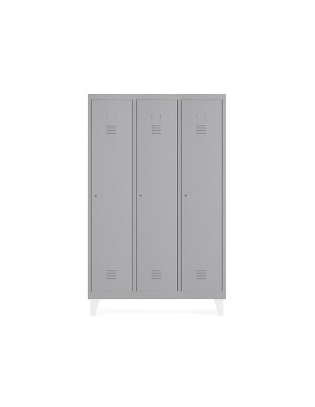 Taquilla metalica rocada 300 3 modulos x 3 puerta gris 910x500x1800 mm Taquilla metalica rocada 300 3 modulos x 3 puerta gris 910x500x1800 mm