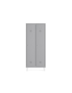 Taquilla metalica rocada 300 2 modulos x 2 puertas gris 620x500x1800 mm