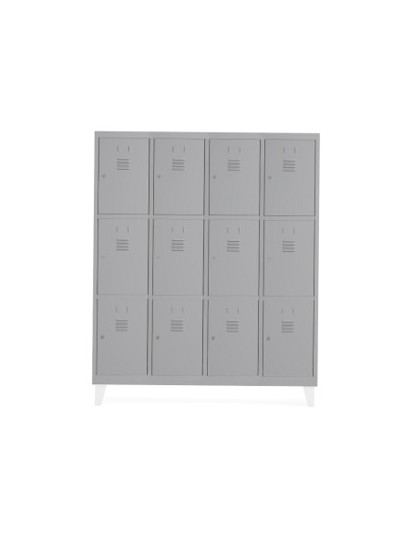 Taquilla metalica rocada 300 4 modulos x 3 puertas gris 1210x500x1800 mm Taquilla metalica rocada 300 4 modulos x 3 puertas gris 1210x500x1800 mm