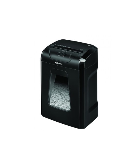 Destructora de documentos fellowes 12c capacidad 8h seguridad p4 grapas clips y tarjetas papelera 19 l