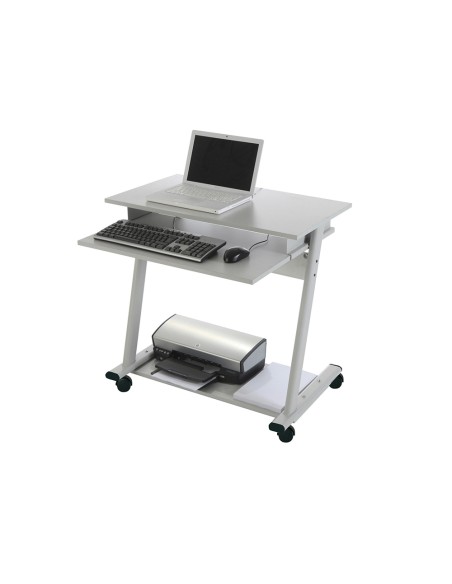 Mesa ordenador rocada rd 9100 sistema bloqueo con ruedas estructura metalica con bandeja teclado extraible Mesa ordenador rocada rd 9100 sistema bloqueo con ruedas estructura metalica con bandeja teclado extraible