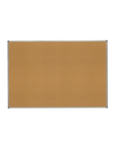 Pizarra corcho rocada marco aluminio con cantoneras 120x180 cm
