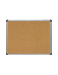 Pizarra corcho rocada marco aluminio con cantoneras 45x60 cm