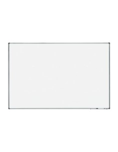 Pizarra blanca rocada lacada magnetica marco aluminio con cantoneras 120x180 cm