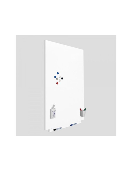 Pizarra blanca rocada skinmatt proyeccion mate lacada magnetica 100x150 cm