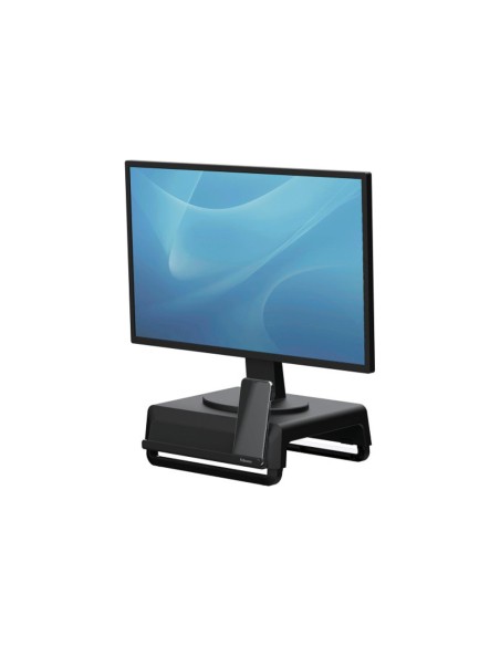 Soporte fellowes para monitor breyta 3 ajustes de altura hasta 30 kg 100 reciclable 350x300x80 118 155 mm negro