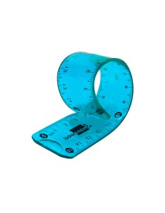 Regla liderpapel plastico flexible 15 cm colores surtidos