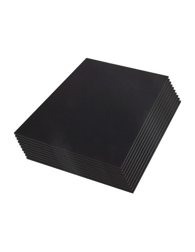 Carton pluma liderpapel negro doble cara 70x100cm espesor 5 mm