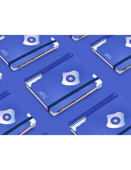 Agenda escolar antartik ano 24 25 curso coleccion maximal blue dia pagina a5