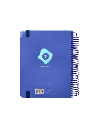 Agenda escolar antartik ano 24 25 curso coleccion maximal blue dia pagina a5