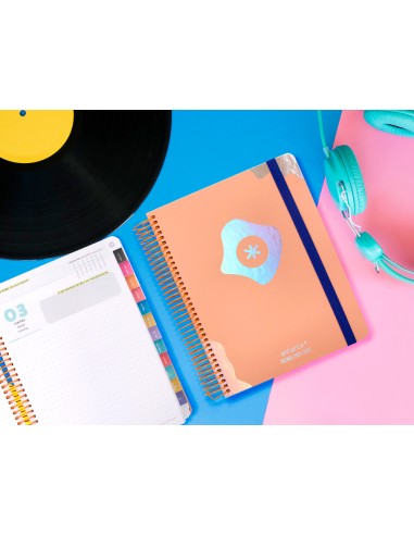 Agenda escolar antartik ano 24 25 curso coleccion maximal light orange dia pagina a5