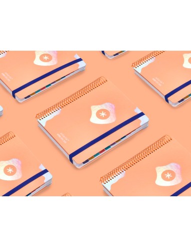 Agenda escolar antartik ano 24 25 curso coleccion maximal light orange dia pagina a5