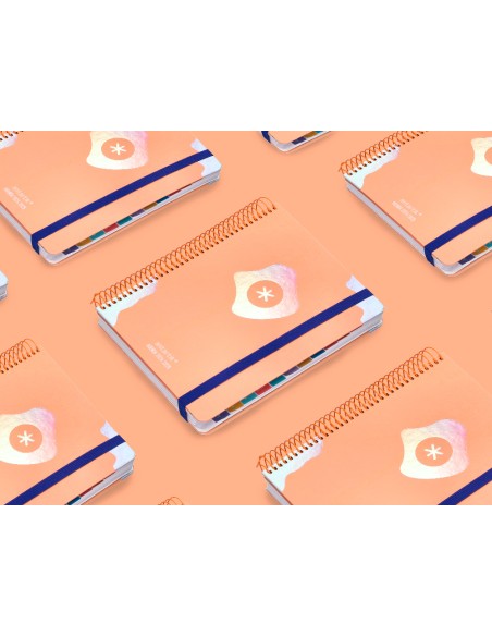 Agenda escolar antartik ano 24 25 curso coleccion maximal light orange dia pagina a5