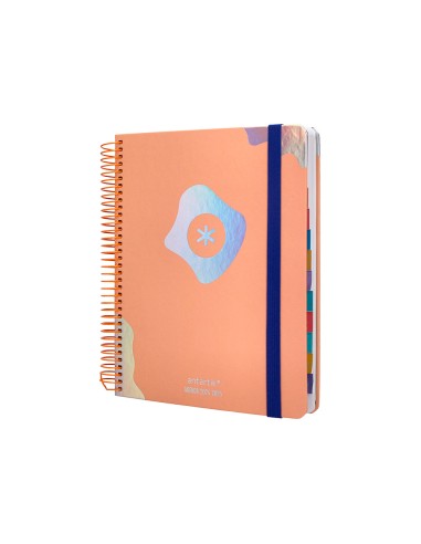 Agenda escolar antartik ano 24 25 curso coleccion maximal light orange dia pagina a5